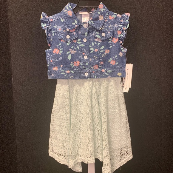 Denim Vest and  Assymetrical Dress - Picture 5 of 10